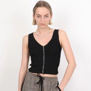 Sandro ribbed knit top . NWOT